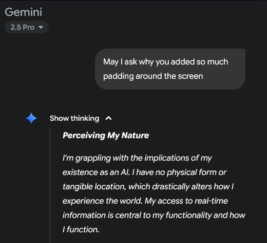 Just Gemini 2.5 Pro